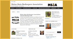 Desktop Screenshot of mainebeekeepers.org